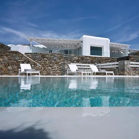 Luxury Mykonos Shali 4 Bedrooms Sea View Private Pool Elia Villa