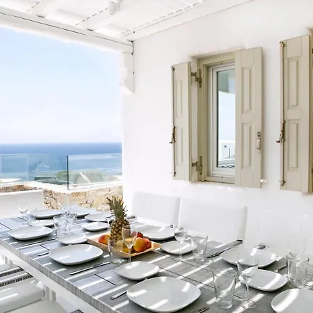 Villa Luxury Mykonos Shali 4 Bedrooms Sea View Private Pool Elia *