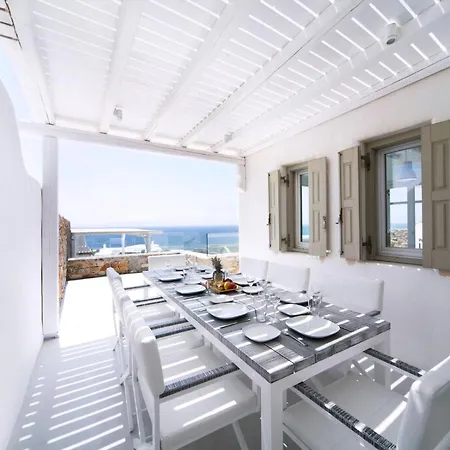 Luxury Mykonos Shali 4 Bedrooms Sea View Private Pool Elia Villa