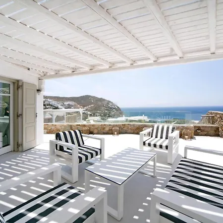 Villa Luxury Mykonos Shali 4 Bedrooms Sea View Private Pool Elia