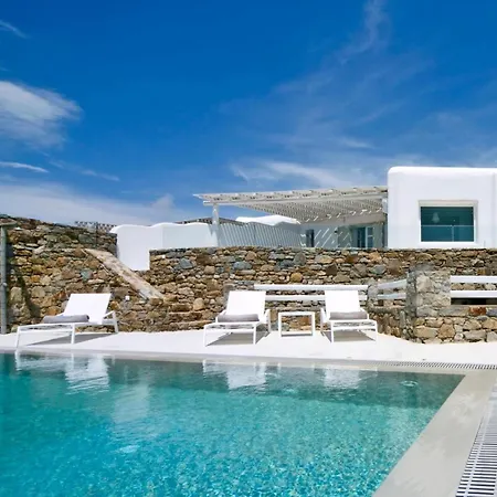 Luxury Mykonos Shali 4 Bedrooms Sea View Private Pool Elia Villa *